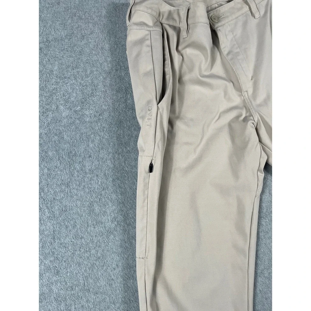 BYLT Premium Basics Everyday Pant 2.0 Slim Fit Khaki Mens 36 (34) Stretch Chino